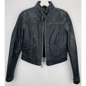 Gap 1969Distressed Leather Jacket Limited Edition